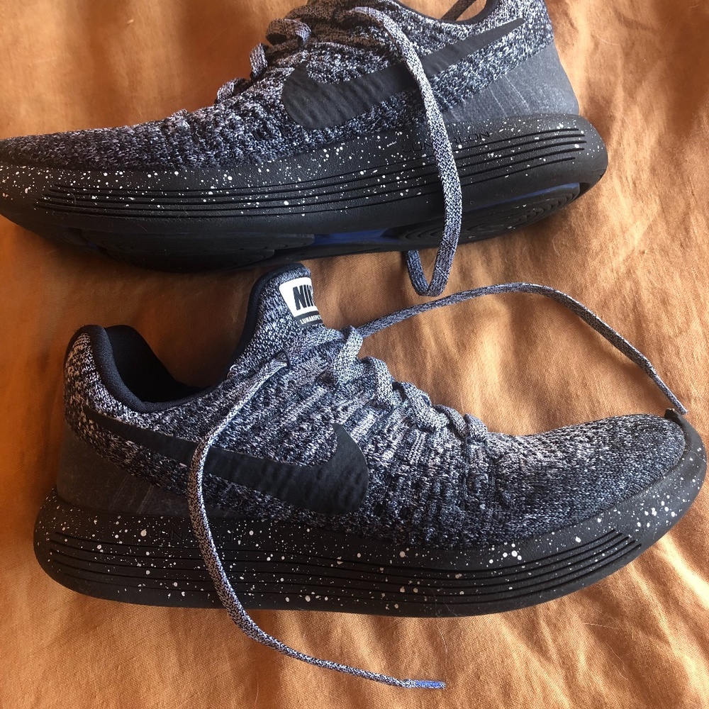 NIKE LUNARLON FLYKNIT RUNNING SHOES SIZE 8